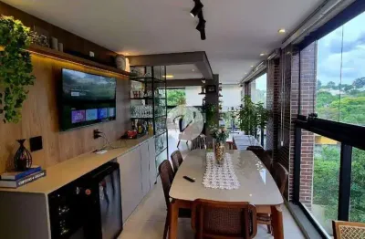 Apartamento 3 suítes mobiliado com varanda gourmet — jardim, santo andré