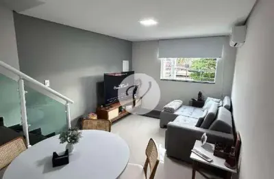 Sobrado moderno de 135m² - 2 dormitórios com suíte - 3 vagas de garagem no bairro campestre