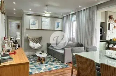 Apartamento em Condomínio Clube no Campestre – 70 m², Vista Livre, Sol da Tarde e Lazer Completo