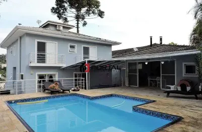 Casa em condomínio fechado com 4 quartos à venda na estrada fazendinha, 6600, pousada dos bandeirantes, carapicuíba por r$ 1.650.000