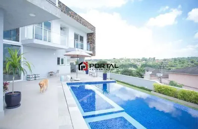Casa em condomínio fechado com 4 quartos à venda na avenida estácio de sá, 1756, são paulo ii, cotia por r$ 4.700.000