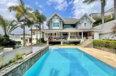 Casa em condomínio fechado com 4 quartos à venda na avenida estácio de sá, 1756, são paulo ii, cotia por r$ 2.790.000