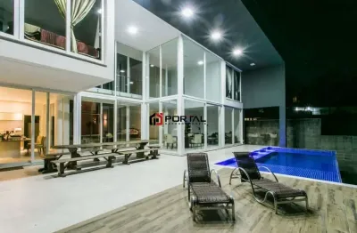 Casa em condomínio fechado com 4 quartos à venda na avenida estácio de sá, 1756, são paulo ii, cotia por r$ 7.500.000