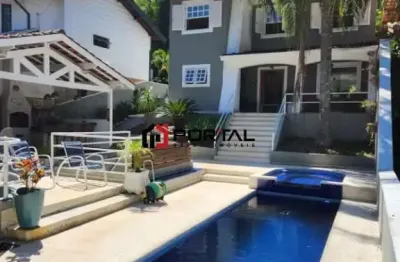 Casa em condomínio fechado com 5 quartos à venda na avenida estácio de sá, 1756, são paulo ii, cotia por r$ 1.990.000
