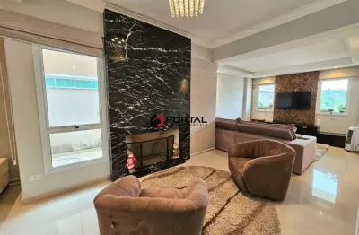 Casa em condomínio fechado com 4 quartos à venda na estrada municipal fernando nobre, 2500, jardim do golf i, jandira por r$ 2.200.000