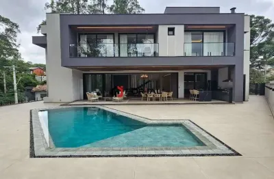 Casa em condomínio fechado com 4 quartos à venda na avenida estácio de sá, 1756, são paulo ii, cotia por r$ 8.700.000