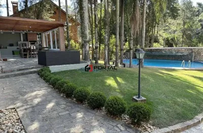 Casa em condomínio fechado com 6 quartos à venda na rua ouro preto, 100, chácara das paineiras, carapicuíba por r$ 3.800.000
