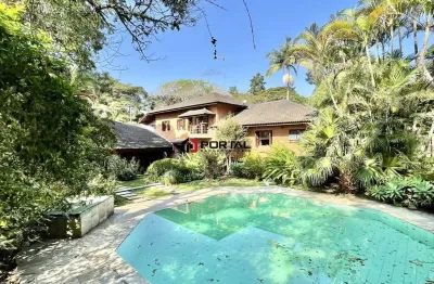 Casa em condomínio fechado com 5 quartos para alugar na são judas tadeu, 1, vila santo antônio, cotia por r$ 20.000