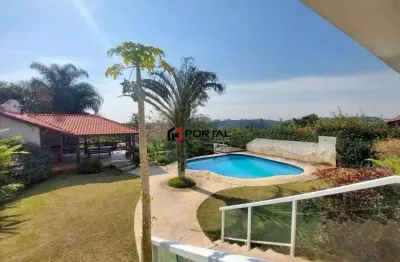 Casa em condomínio fechado com 5 quartos para alugar na avenida josé giorgi, 610, granja viana ii, cotia por r$ 12.500