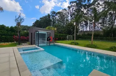 Casa em condomínio fechado com 5 quartos à venda na estrada municipal do embu, 1, jardim torino, cotia por r$ 22.000.000