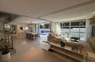Casa em condomínio fechado com 4 quartos à venda na avenida estácio de sá, 1756, granja viana, cotia por r$ 2.950.000