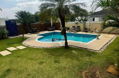 Casa em condomínio fechado com 4 quartos à venda na avenida estácio de sá, 1756, granja viana, cotia por r$ 2.500.000