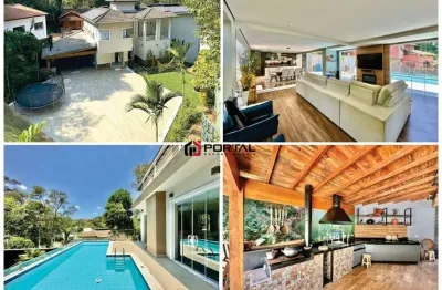 Casa em condomínio fechado com 4 quartos à venda na estrada fazendinha, 4151, granja viana, carapicuíba por r$ 2.200.000