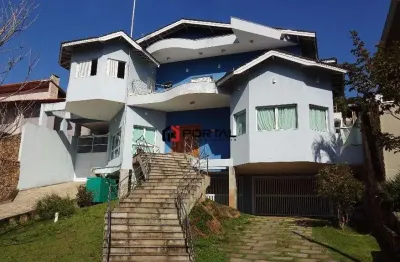 Casa em condomínio fechado com 5 quartos à venda na avenida monteiro lobato, 30, jardim indaiá, embu das artes por r$ 3.200.000