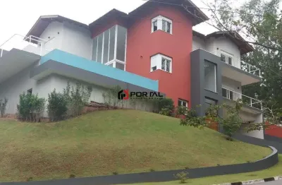Casa em condomínio fechado com 5 quartos à venda na avenida monteiro lobato, 30, jardim indaiá, embu das artes por r$ 2.500.000