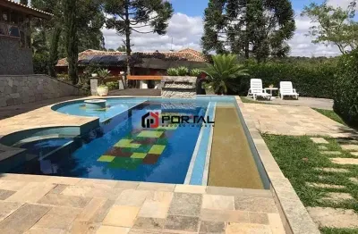 Casa em condomínio fechado com 4 quartos à venda na atenas, recanto suísso, vargem grande paulista por r$ 3.000.000