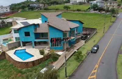 Casa em condomínio fechado com 5 quartos à venda na estrada municipal fernando nobre, 500, jardim do golf i, jandira por r$ 2.250.000
