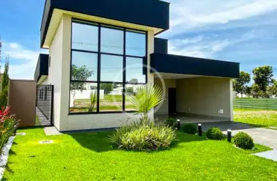 Casa em condomínio fechado com 4 quartos à venda na Alameda Noruega, 1, Terras Alpha Residencial 1, Senador Canedo
