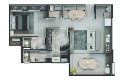 Apartamento com 2 quartos à venda na B. Great Nova Suíça, 1, Setor Nova Suiça, Goiânia