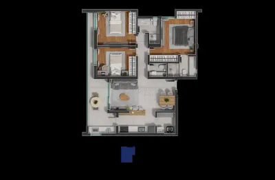 Cobertura com 3 quartos à venda na Rua Joaquim D'Almeida, 148, Jardim das Laranjeiras, Juiz de Fora