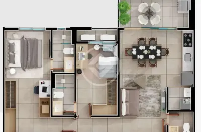 Apartamento com 2 quartos à venda na Avenida Areião, 4, Setor Pedro Ludovico, Goiânia
