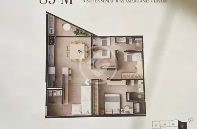 Apartamento com 3 quartos à venda na Avenida Antônio Fidelis, 614, Parque Amazônia, Goiânia