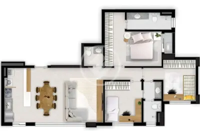 Apartamento com 3 quartos à venda na Avenida T 5, Serrinha, Goiânia