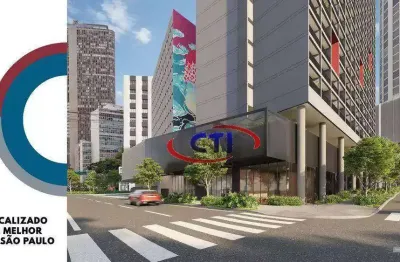 Studio com 1 dormitório à venda, 25 m² por r$ 272.000,00 - vila buarque - são paulo/sp
