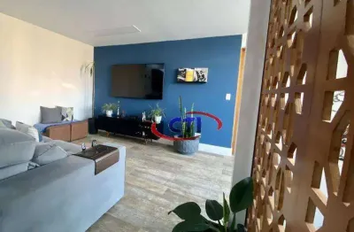Apartamento cobertura com 3 dormitórios à venda, 122 m² por r$ 760.000 - jardim do mar - são bernardo do campo/sp
