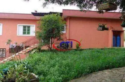Chácara com casa com 4 dormitórios à venda, 2240 m² - suíssa - ribeirão pires/sp