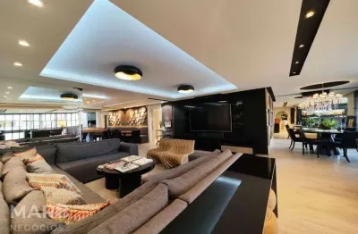 Apartamento garden com 4 dormitórios à venda, 325 m² por r$ 4.700.000,00 - centro - florianópolis/sc