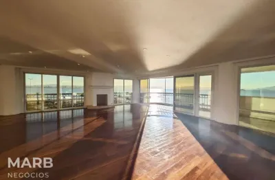 Apartamento com 4 dormitórios à venda, 316 m² por r$ 13.000.000,00 - beira mar - florianópolis/sc