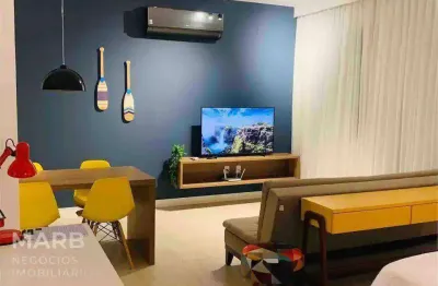 Studio com 1 dormitório à venda, 51 m² por r$ 495.000,00 - centro - florianópolis/sc