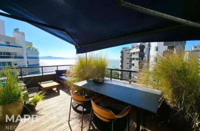 Cobertura com 4 dormitórios à venda, 303 m² por r$ 7.500.000,00 - beira mar - florianópolis/sc