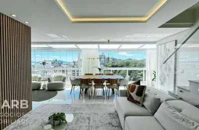 Cobertura com 3 dormitórios à venda, 244 m² por r$ 5.900.000,00 - agronômica - florianópolis/sc