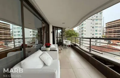 Apartamento com 4 dormitórios à venda, 250 m² por r$ 4.890.000,00 - centro - florianópolis/sc