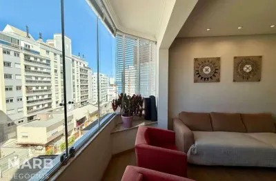 Apartamento com 3 dormitórios à venda, 117 m² por r$ 1.270.000,00 - beira mar - florianópolis/sc