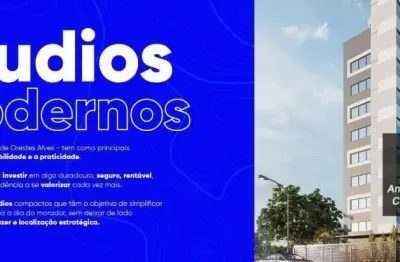 Studio com 1 dormitório à venda, 32 m² por r$ 250.000,00 - são pedro - juiz de fora/mg