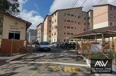Apartamento com 2 dormitórios à venda, 50 m² por r$ 130.000,00 - nova califórnia - juiz de fora/mg