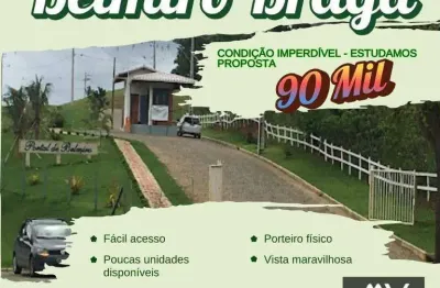 Terreno à venda, 1000 m² por r$ 90.000,00 - belmiro braga - belmiro braga/mg