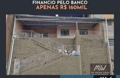Casa com 3 dormitórios à venda, 80 m² por r$ 160.000,00 - vila ideal - juiz de fora/mg