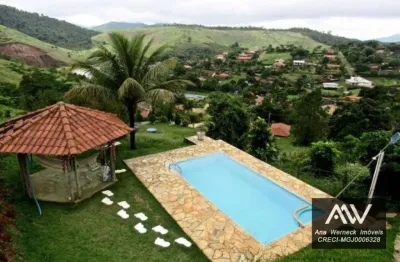 Chácara com 2 dormitórios à venda, 1000 m² por r$ 450.000.00 - cond. fazendinhas miragem - simão pereira /mg