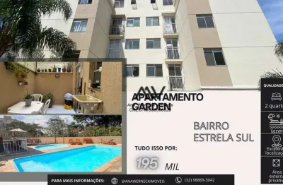 Apartamento garden com 2 dormitórios à venda, 60 m² por r$ 195.000,00 - estrela sul - juiz de fora/mg