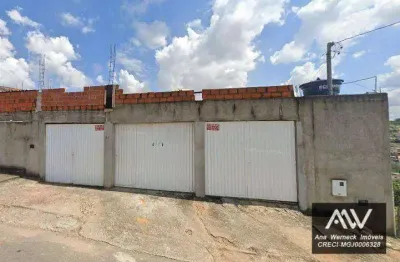 Casa com 3 dormitórios à venda + 2 lojas grandes, 200 m² por r$ 180.000 de entrada- jardim dos alfineiros - juiz de fora/mg