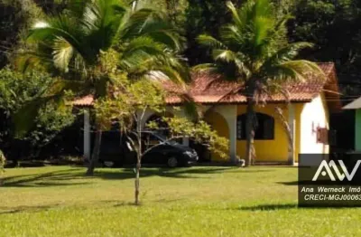 Chácara com 3 dormitórios à venda, 10.000 m² por r$ 450.000.00 - - rio novo /mg
