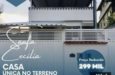 Casa com 2 dormitórios à venda, 100 m² por r$ 299.000,00 - santa cecília - juiz de fora/mg