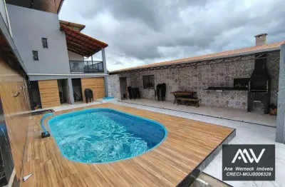 Chácara com 2 dormitórios à venda, 1100 m² por r$ 200.000 de entrada- chacara - chácara/mg