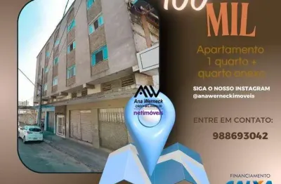 Apartamento com 1 dormitório à venda, 39 m² por r$ 100.000,00 - centro - juiz de fora/mg