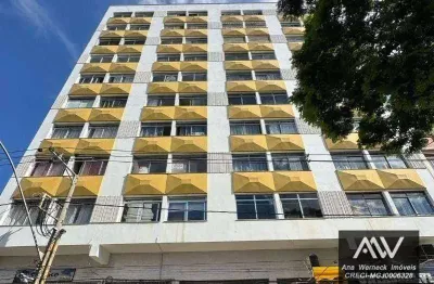 Apartamento com 1 dormitório à venda, 51 m² por r$ 200.000 - centro - juiz de fora/mg