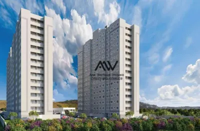 Apartamento com 2 dormitórios à venda, 50 m² por r$ 244.990,00 - aeroporto - juiz de fora/mg